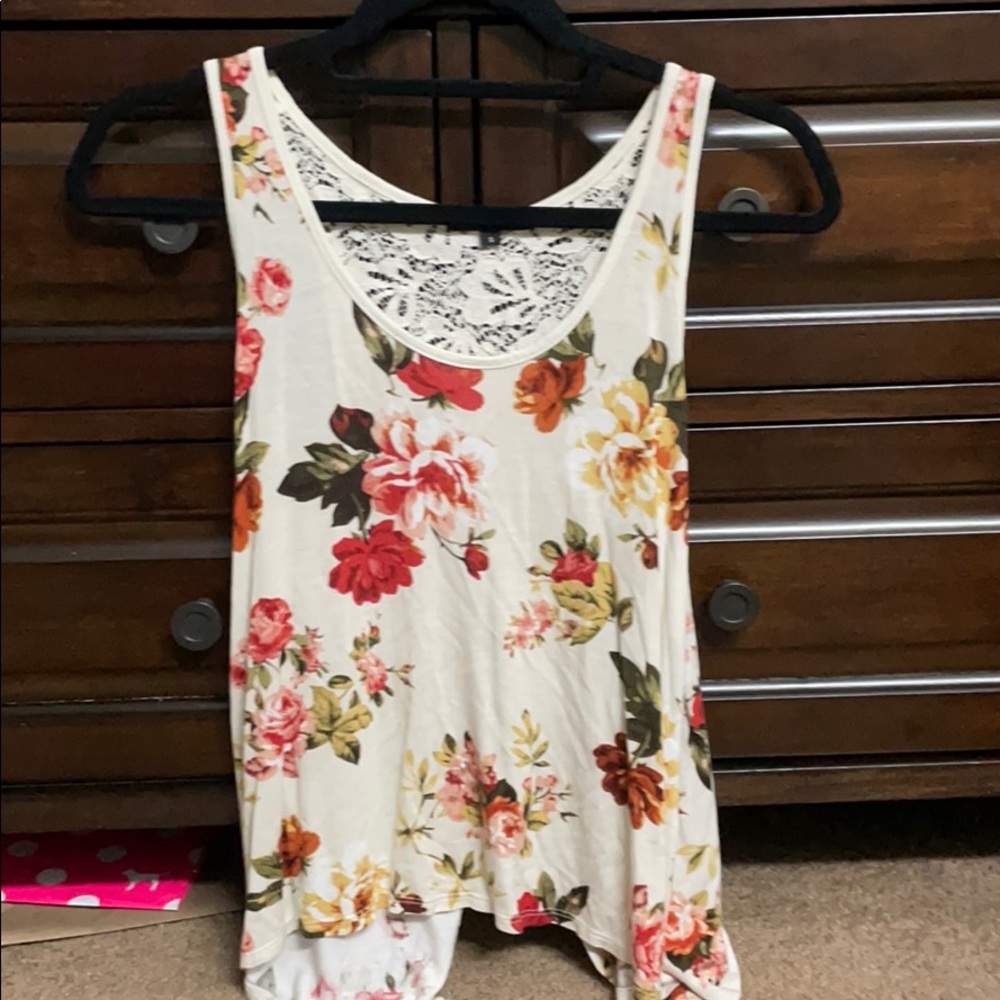 Floral tank top
